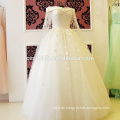 Sweetheart Brautkleider Lace Appliqued Big Long Zug Luxus Brautkleider